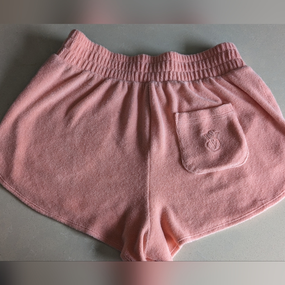 Victoria's Secret Peach Terry Shorts Small